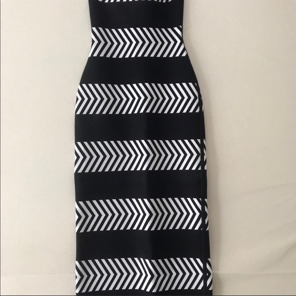 Herve Leger black and white dress, REPOSH